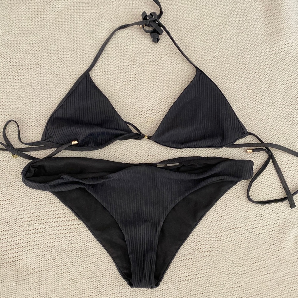 Beach Bunny XL Black Bikini